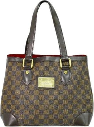 Louis Vuitton Pre-owned Handbags, female, Brown, Size: ONE SIZE Pre-owned Vintage Canvas Handbag
