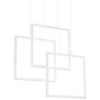 Ideal Lux Led Decorative Integrated Pendant Light White, 83000K - Ideal Lux