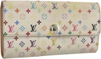Louis Vuitton Pre-owned Wallets, female, Multicolor, Size: ONE SIZE Pre-owned Long Wallet