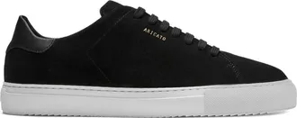 Axel Arigato Clean 90 Suede Sneaker in Black/white at Nordstrom, Size 10.5
