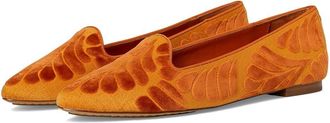 Birdies The Sparrow Flat Womens Shoes Marigold Velvet Embroidery : 5.5 M