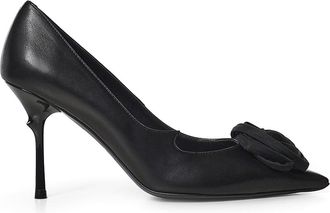 Roger Vivier Rose Vivier Leather Pumps