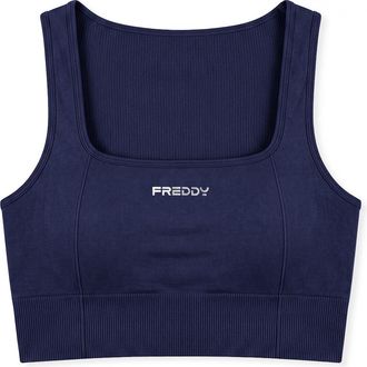 Freddy Top Sportivo Supporto Medio in Tessuto Seamless