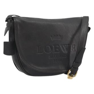 Loewe Pre-owned Shoulder Bag - Dames - Vintage Schoudertas - Zwart - ONE Size - Leer - Vintage