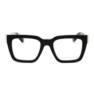Philipp Plein VPP112M Rectangular Acetate Eyeglasses - Black