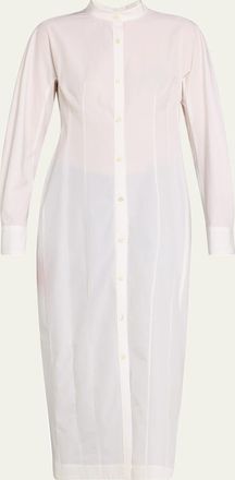 Ashlyn Aislinn Button Down Cotton Shirt Dress