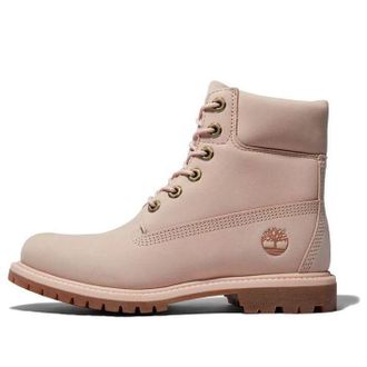Timberland (WMNS) Timberland Premium 6 Inch Waterproof Boots Light Pink Nubuck A5SRF662