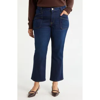 Kut from the Kloth Kelsey High Waist Ankle Kick Flare Jeans in Involve at Nordstrom, Size 22W