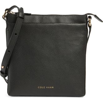 Cole Haan Emily Leather Crossbody Bag in Black at Nordstrom Rack
