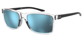 Under Armour UA HUSTLE XL MNG/Z0 Mens Sunglasses Clear Size 59