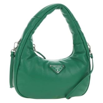 Prada unisex, Pre-owned, Groen, Maat: ONE Size Leer