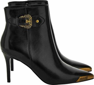 Versace Laarzen - Dames - Laarzen met Hak - Zwart - 35 EU - Schoenen