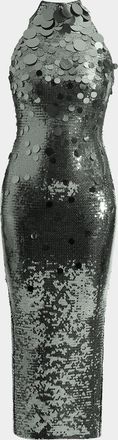 Zhivago The Area Sequined Midi Dress