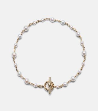 David Yurman Bracciale Pearl Classics in oro 18kt con perle
