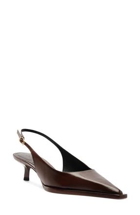 Schutz Daria Slingback Pump in Root Brown at Nordstrom, Size 9.5