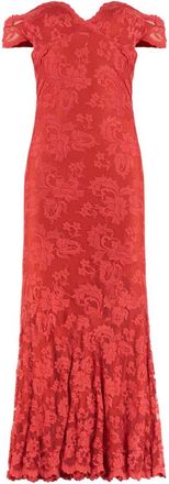 Balensi Sandrapizzostretchrosso - Dames - Avondkleed - Rood - S - Leer - Kleedjes