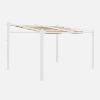 Sweeek Replacement Canopy Roof For 3x4m Murum Pergola in Beige