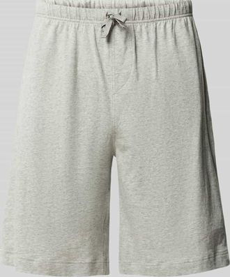 Ralph Lauren Pyjama-Shorts mit elastischem Bund in Mittelgrau Melange, Gr&ouml;&szlig;e XXL