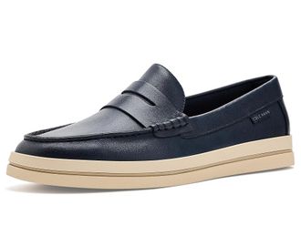 Cole Haan Pinch Long-weekender Penny Mens Flat Shoes Navy Blazer/Angora : 11.5 D - Medium, Leather