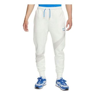 Nike Sportswear Swoosh Tech Fleece Sweatpants Sail Light Bone DH1023-133