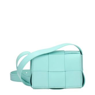 Bottega Veneta Damess Crossbodytassen Groen/Celadon Leer