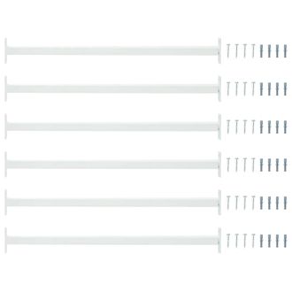 vidaXL Barra De Seguridad Ajustable Para Ventanas 6 Pcs Acero Vidaxl