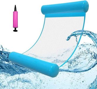 No Brand Hamaca Flotante Para Piscina - Colch&oacute;n Inflable Para El Oc&eacute;ano - Silla De Piscina Y Colch&oacute;n De Relajaci&oacute;n 4 En 1