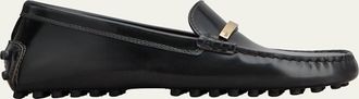 Tod's Gommino Leather Bar Driver Loafers
