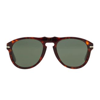 Persol Sunglasses Po0649 24/31 Brown/Green Unisex