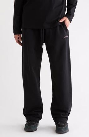 Off-white Vanish Arrow Sweatpants in Black-Chalk Pink at Nordstrom Rack, Size Large