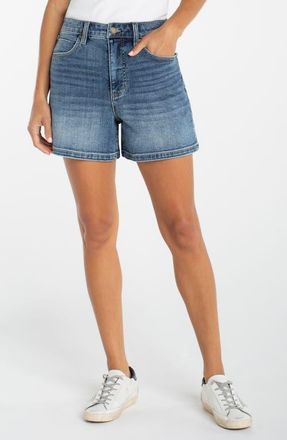 Liverpool L.A. Heritage High Waist Denim Shorts in Horizons at Nordstrom, Size 10