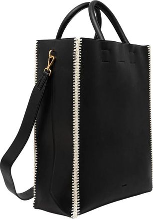 Nanushka Compass Tote - Dames - Shoppers - Zwart - ONE Size - Katoen - Tassen