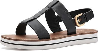 Cole Haan Pinch Long-weekender Sandals Womens Sandals Black Leather : 10.5 B - Medium
