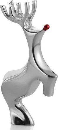 Nambé Holiday Mini Red Nosed Reindeer in Silver at Nordstrom