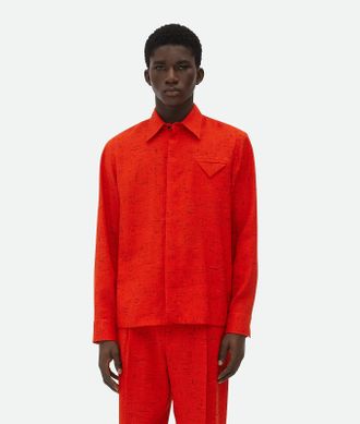 Bottega Veneta Camicia In Seta E Viscosa - Bottega Veneta