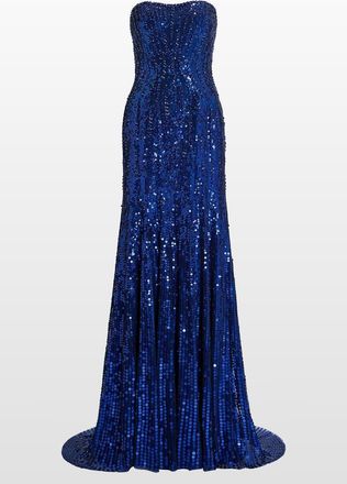 Jenny Packham Sarai Gown in Midnight Kiss at Nordstrom, Size 14 Uk