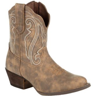 Durango Crush Leather WoMens Driftwood Boots - Grey - Size UK 7.5
