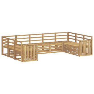 vidaXL Juegos De Sof&aacute;s Madera De Acacia S&oacute;lida Vidaxl