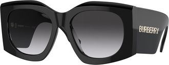 Burberry BE4388U MADELINE 30018G Womens Sunglasses Black Size 55