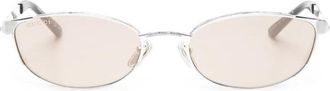 Gucci Interlocking G Oval-frame Sunglasses