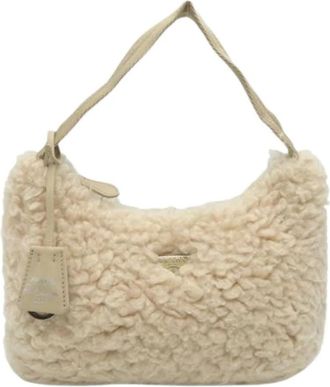 Prada Pre-owned Zijden Schoudertas - Dames - Vintage Schoudertas - Wit - ONE Size - Vintage