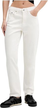 Karl Lagerfeld Mom Fit Jeans - Dames - Slim Fit Jeans - Wit - W26 L32 - Katoen - Jeans