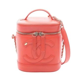 Chanel Pre-owned Vintage Mini Bag - Dames - Pre-owned - Rood - Maat: ONE Size Leer