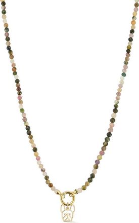 Ember Fine Jewelry 14K Yellow Gold Dog Charm Beaded Necklace at Nordstrom Rack