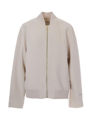 Sportmax Cream Bomber Jacket
