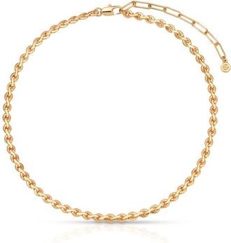 Ettika Modern Loop Chain Necklace in Gold at Nordstrom