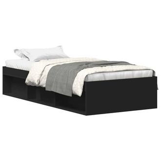 Berkfield Home Bed Frame Black 100x200 cm