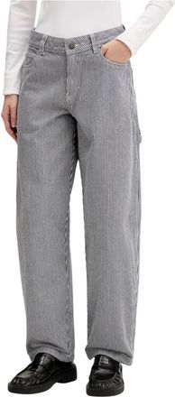 Dickies Hickory Loose Straight Carpenter Jeans - Dames - Loose Fit Jeans - Blauw - W26 - Katoen - Jeans