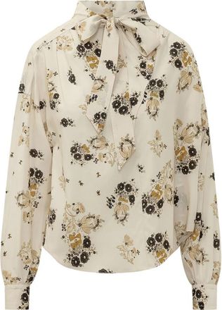 Isabel Marant Fedry GB Shirt - Dames - Blouses - Beige - XS - Overhemden
