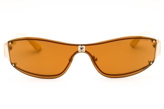 Guess GU00263 Brown Mirror Lens Sunglasses - Gold